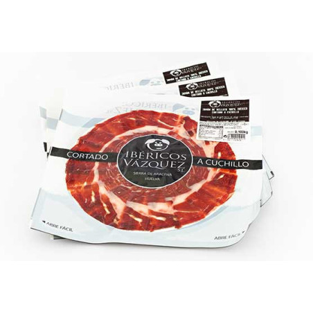 Jamón de Bellota 100% Ibérico loncheado a cuchillo (100 g)